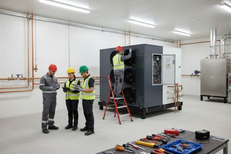 Heat Pump Installation detail